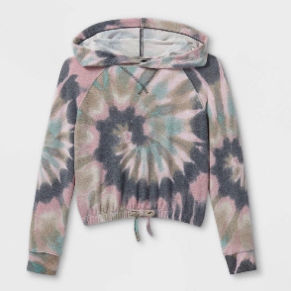 𝅺GIRL' Tie-Dye Hoodie - Art Class - Size S (6/6X)